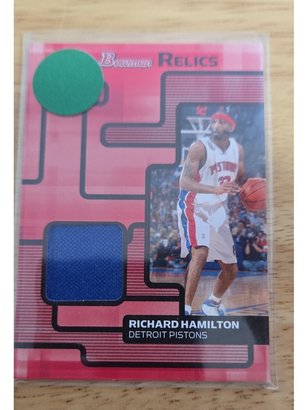 2007-08 Bowman Draft Picks & Stars - Relics Richard Hamilton #BR-RH (MEM)